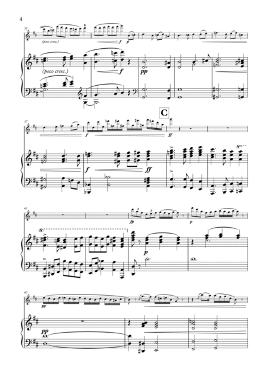 Concerto No. 2 for Violin, b-minor Violin Solo scores gallery preview page 4