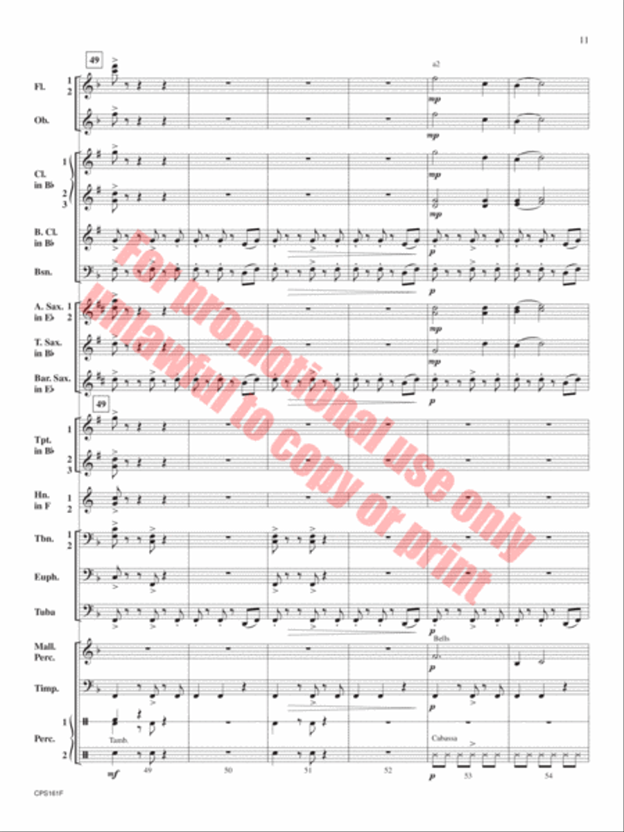 Thrive Concert Band scores gallery preview page 12