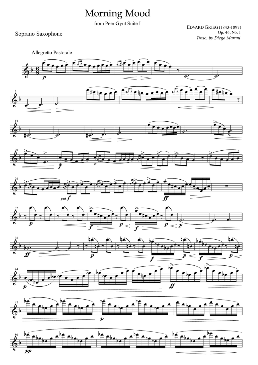 In the mood tenor clearance sax sheet music