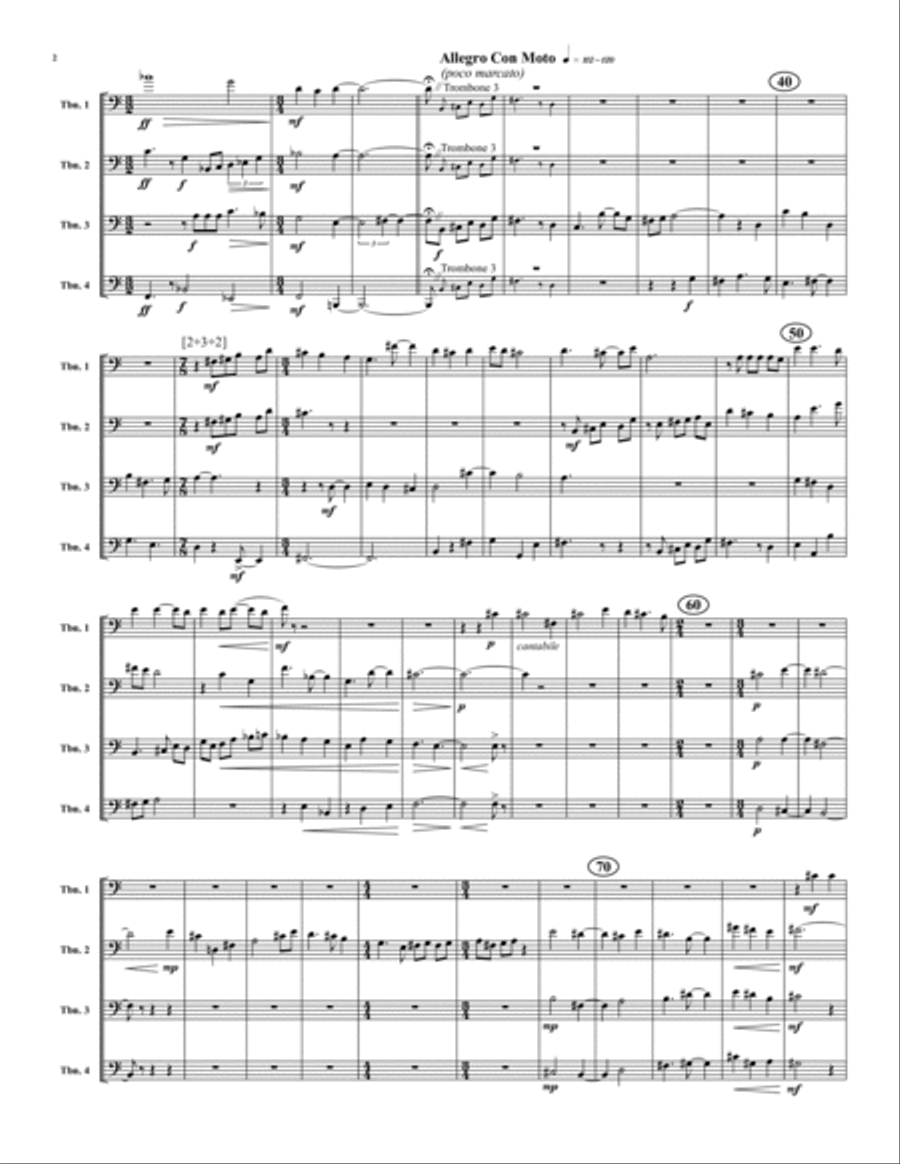 Crucible Trombone Quartet scores gallery preview page 2