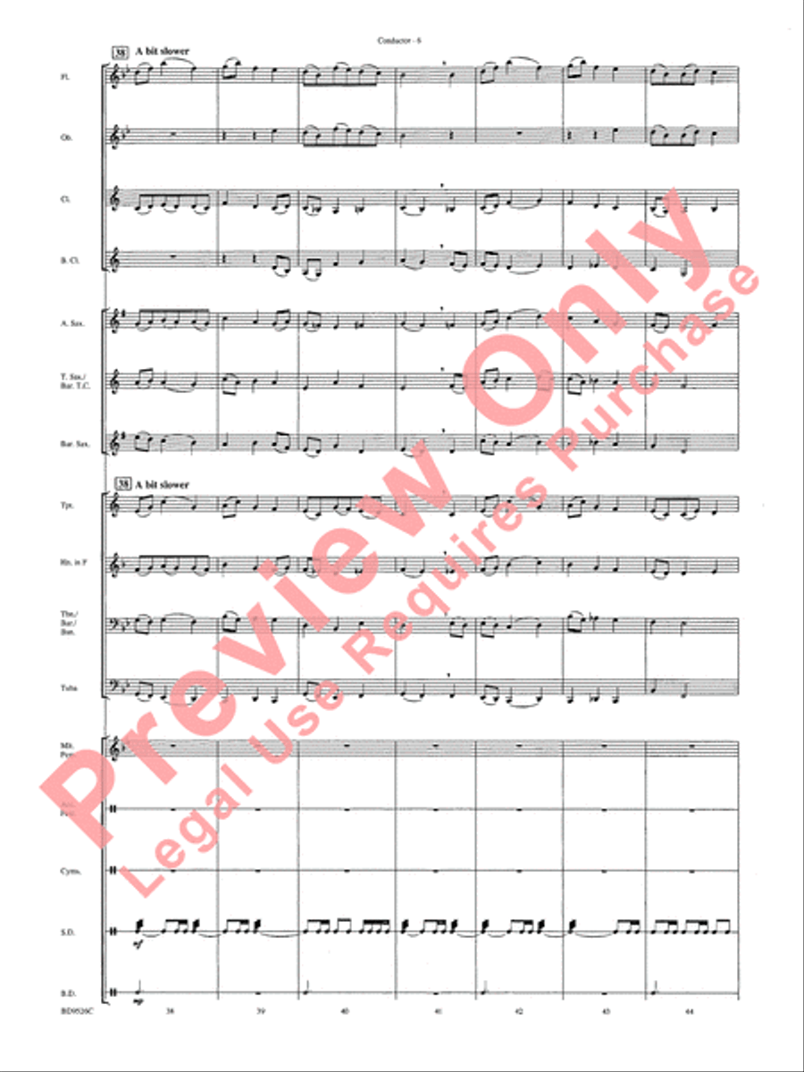 Brother James' Air Concert Band scores gallery preview page 8