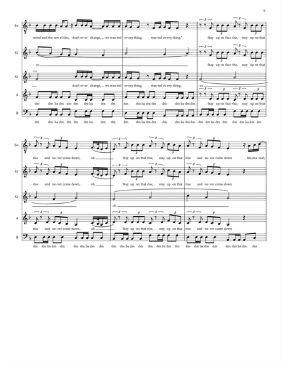 High Hopes Choir scores gallery preview page 6