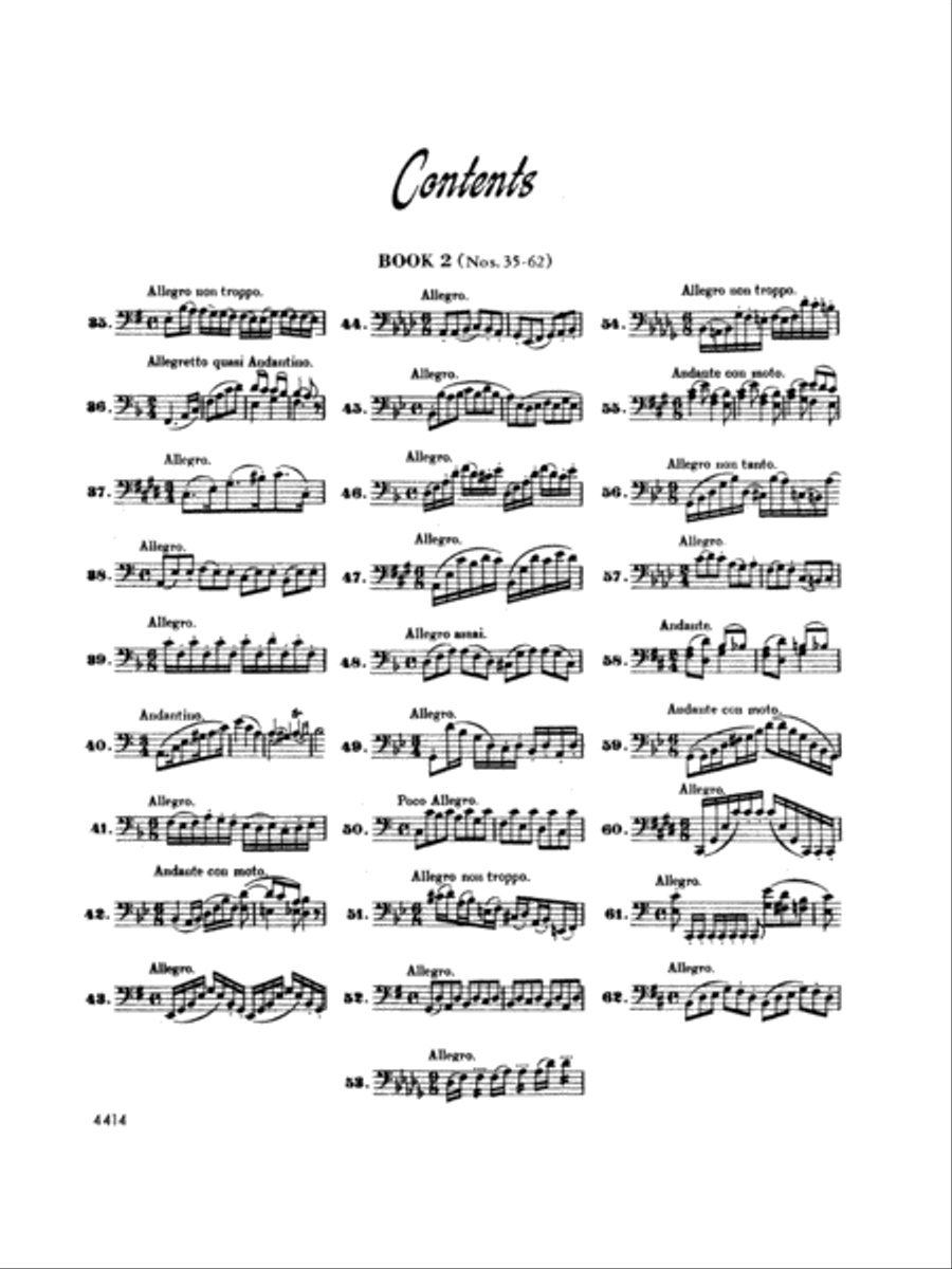 113 Studies, Volume 2 Cello scores gallery preview page 4