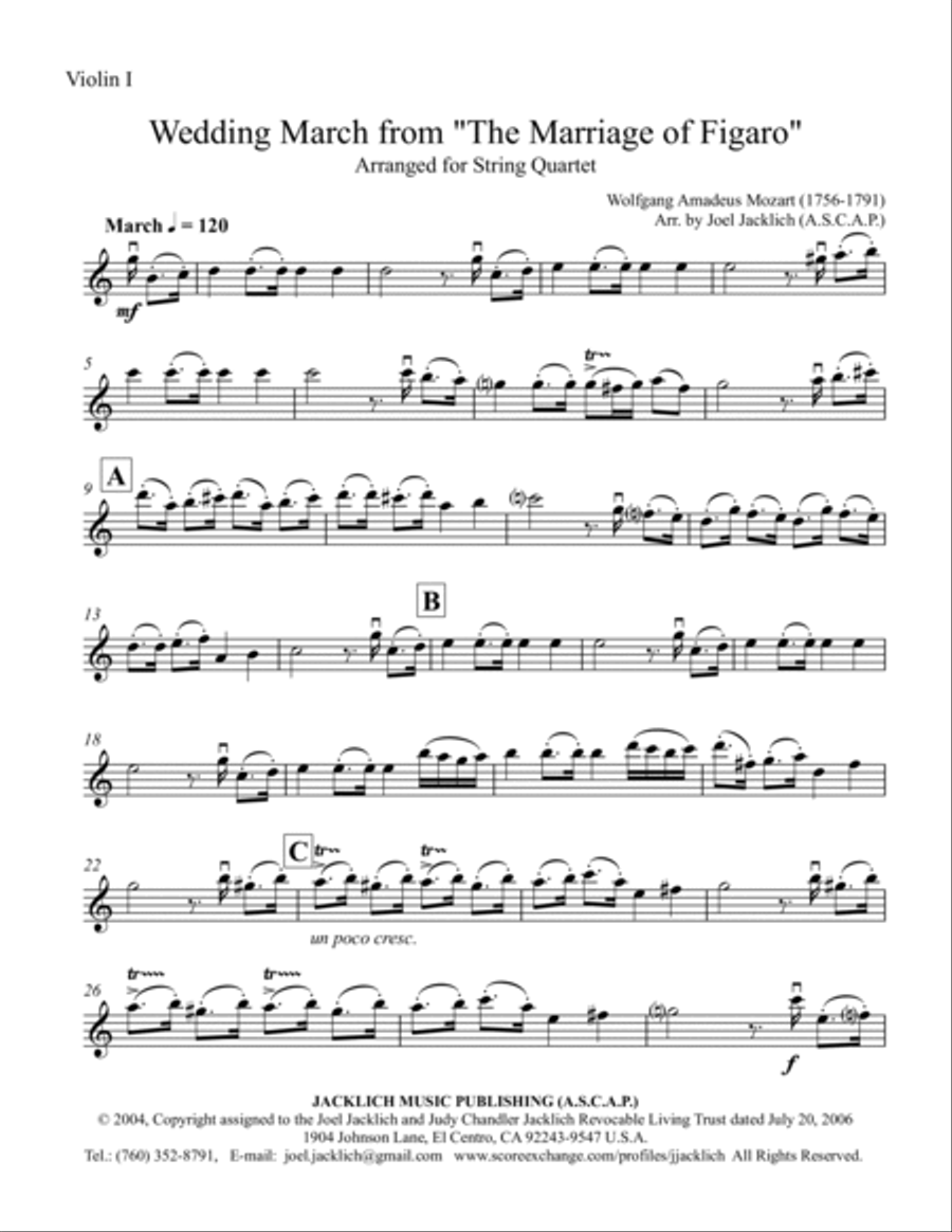 Wedding March from Wedding March from