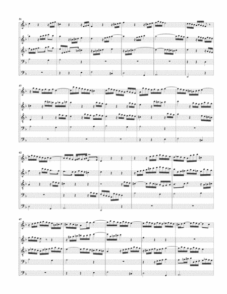 Passacaglia and Fugue, BWV 582 (arrangement for 5 recorders)