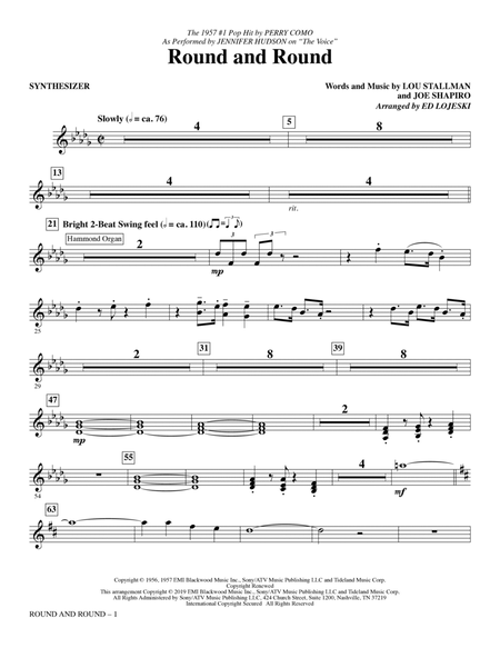 Round and Round (from The Voice) (arr. Ed Lojeski) - Synthesizer