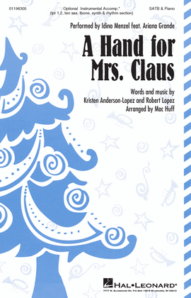 Book cover for A Hand for Mrs. Claus