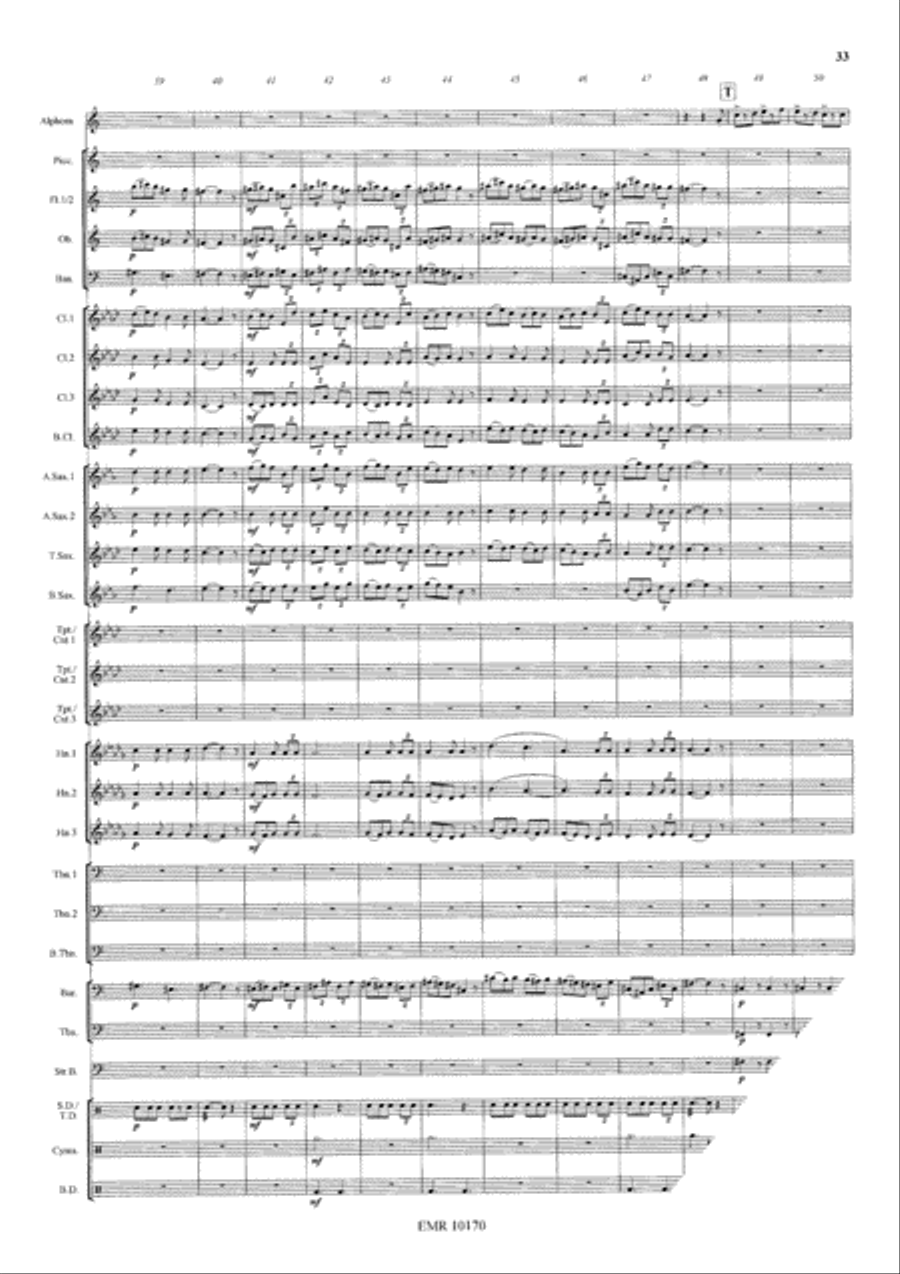 Sinfonietta Alpestre Sinfonietta Alpestre Concert Band scores gallery preview page 14