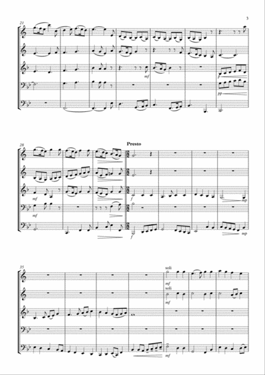 Impressions from Playford Brass Ensemble scores gallery preview page 3