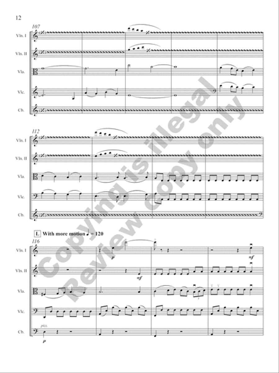 The Spirit of the Mesa String Orchestra scores gallery preview page 9