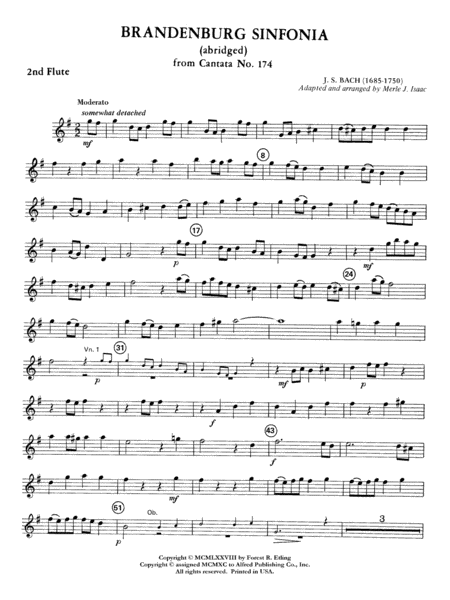 Brandenburg Sinfonia: 2nd Flute