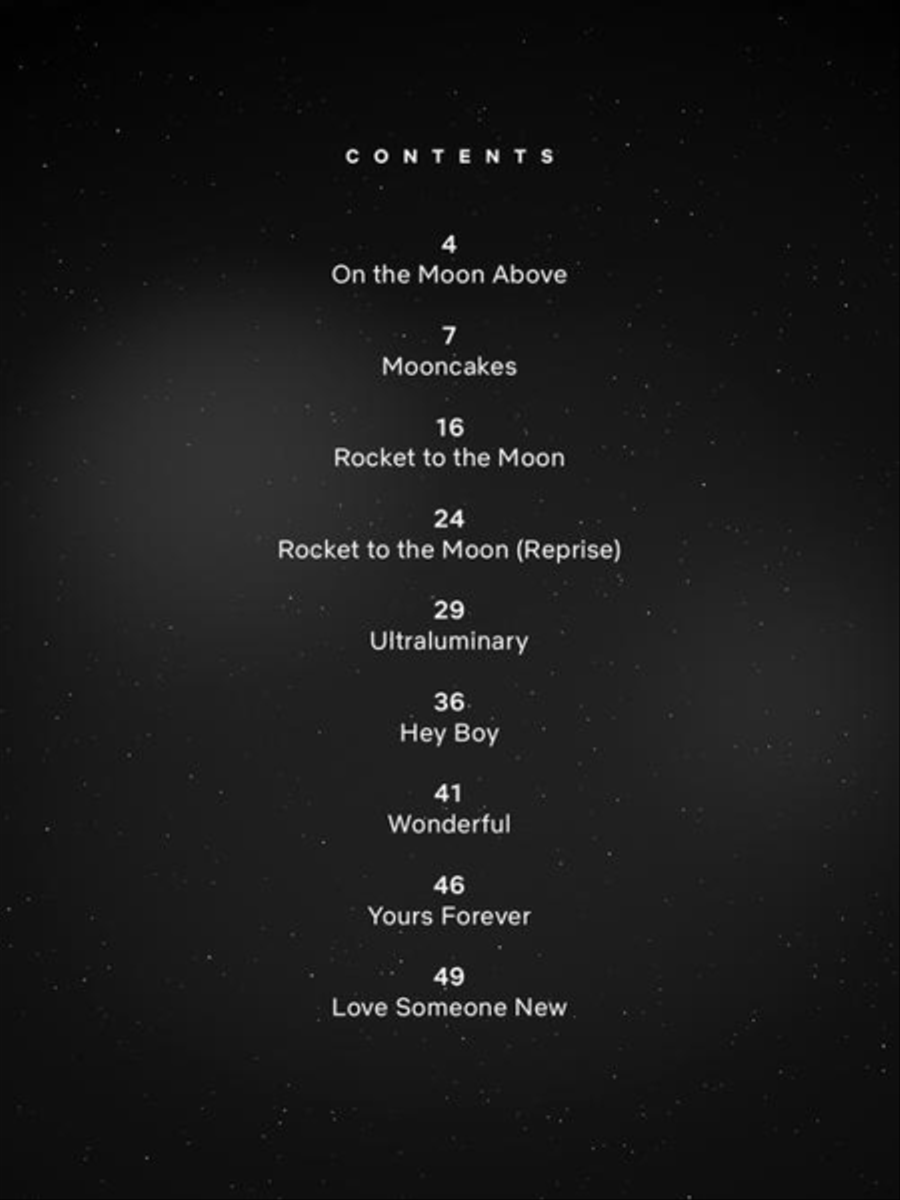 Over the Moon Piano, Vocal, Guitar scores gallery preview page 3