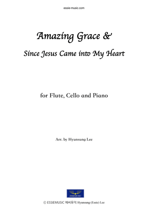 Book cover for Amazing Grace for Flute, Cello, Piano