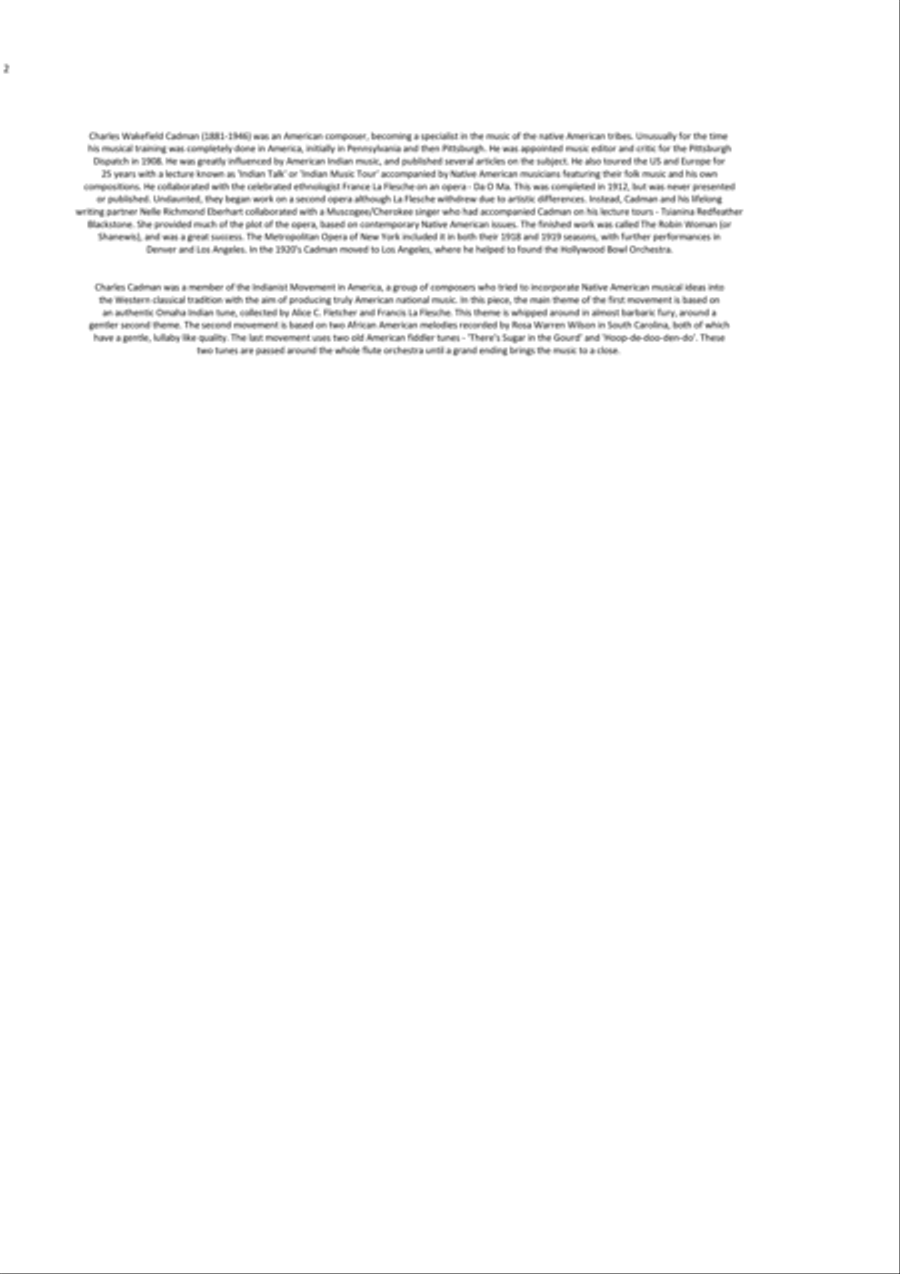 An American Suite Flute scores gallery preview page 2