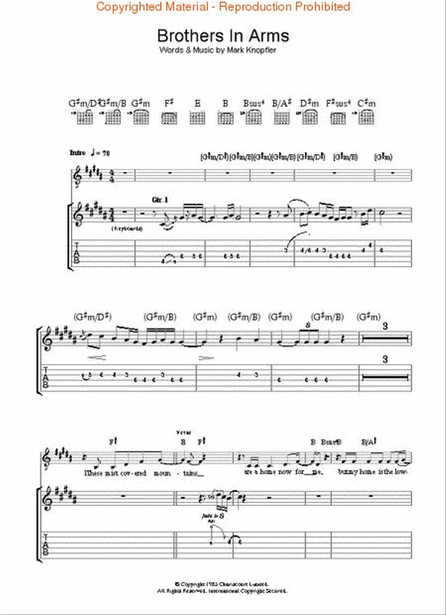Sultans of Swing – The Very Best of Dire Straits Electric Guitar scores gallery preview page 2