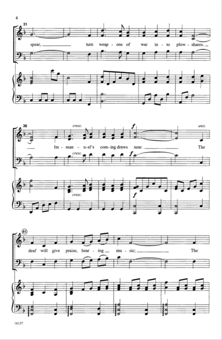 Creation Will Dance and Rejoice! 3-Part scores gallery preview page 4