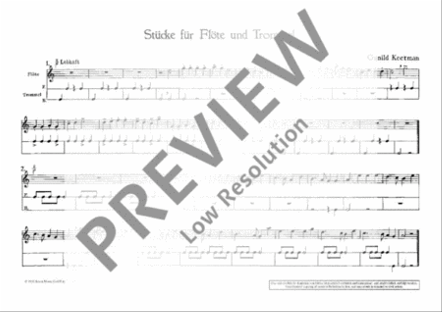Pieces for Recorder and Drum Recorder scores gallery preview page 4