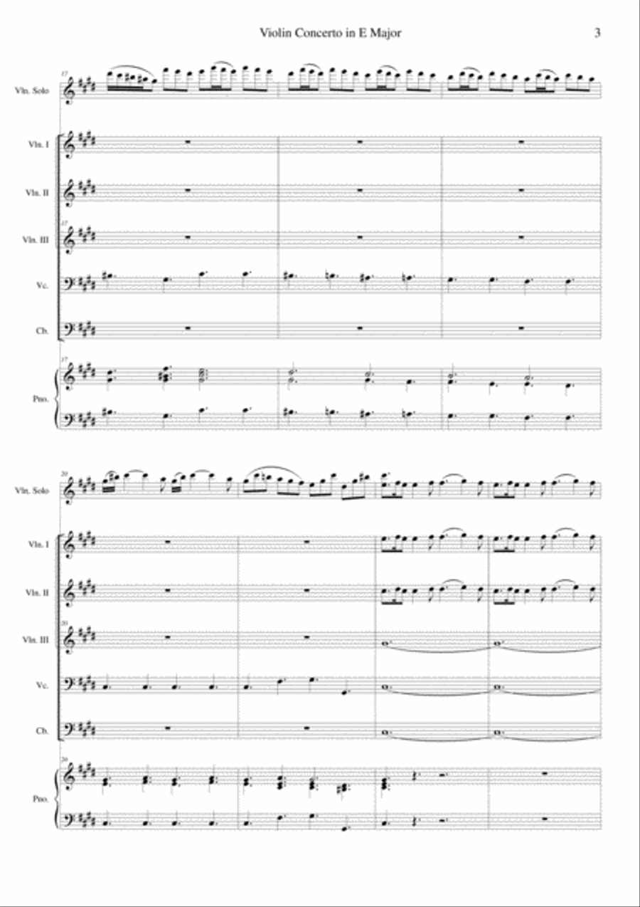 The Four Seasons - Spring 3rd Movement Chamber Music scores gallery preview page 3