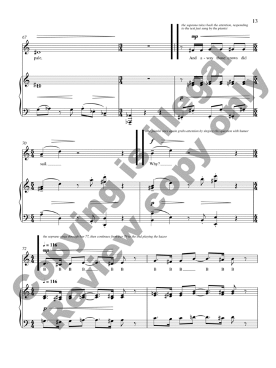 Two Old Crows Soprano Voice scores gallery preview page 10