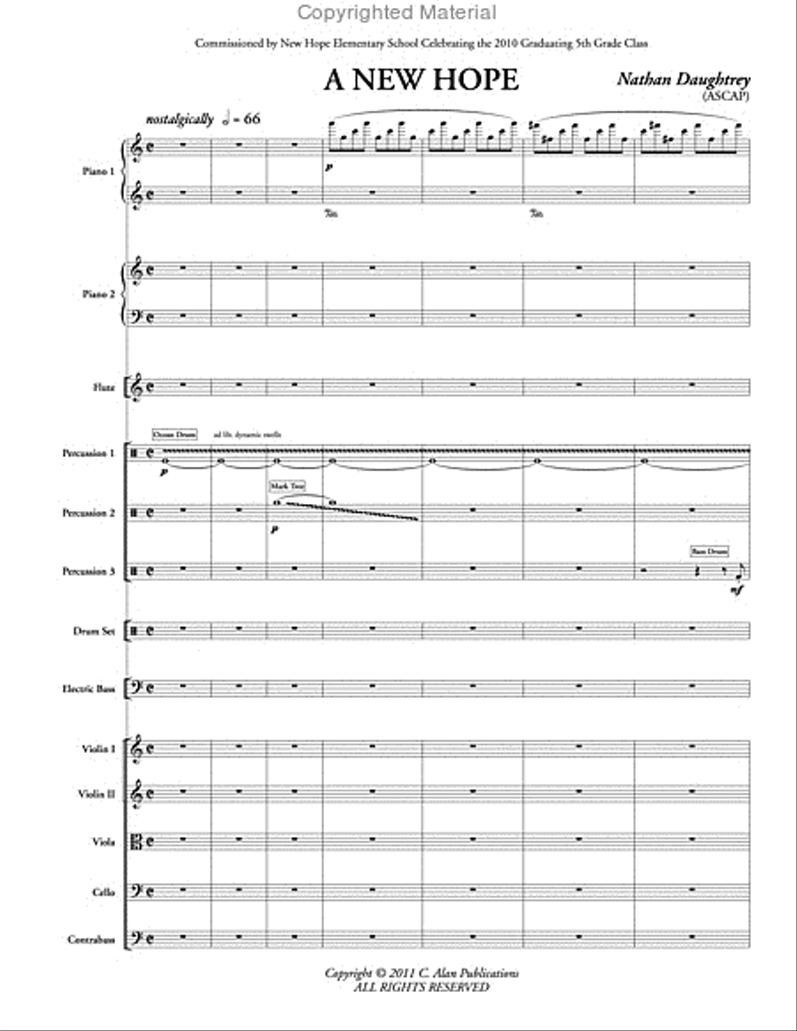 A New Hope A New Hope Piano scores gallery preview page 2