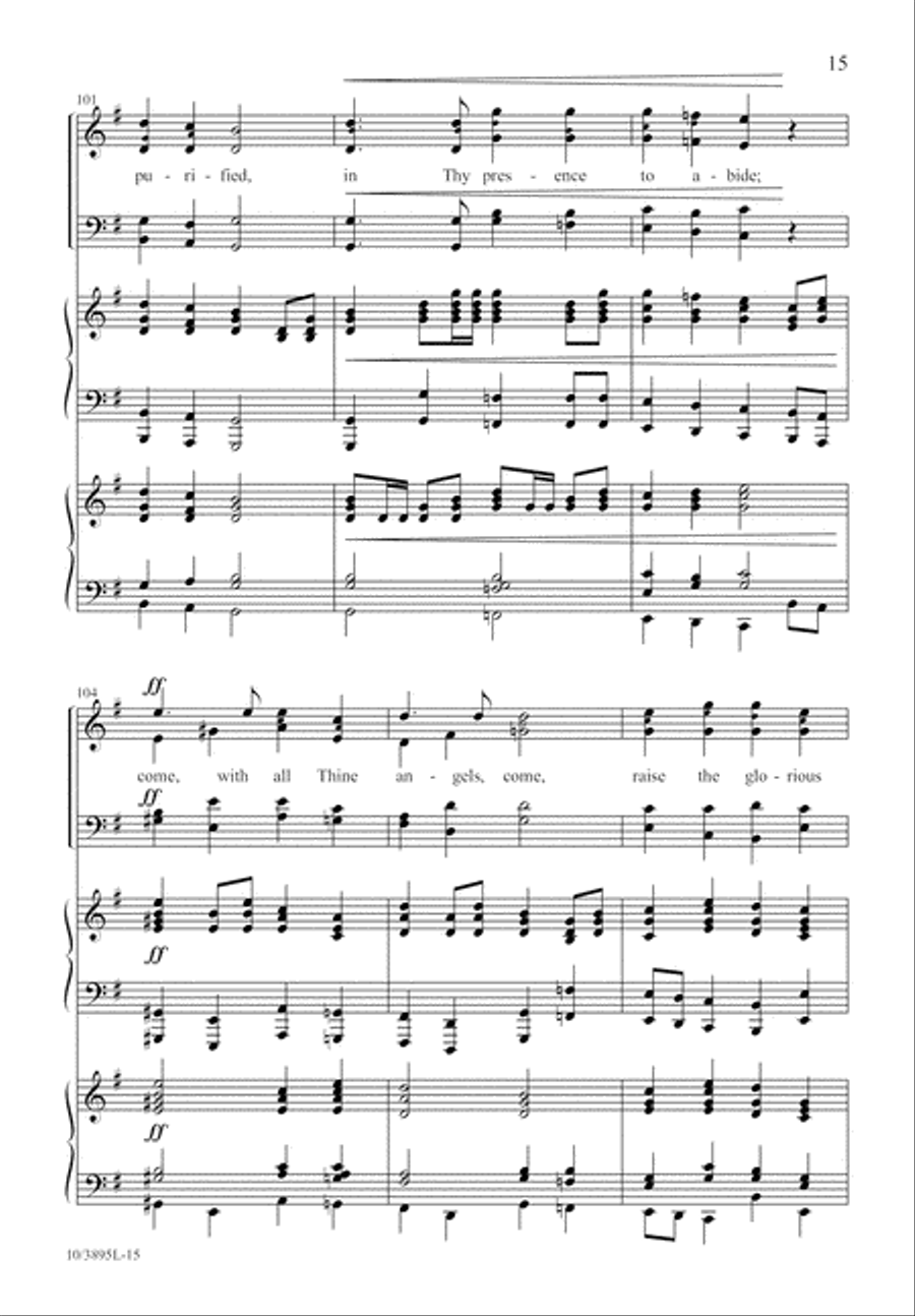 Raise the Song of Harvest Home 4-Part scores gallery preview page 16