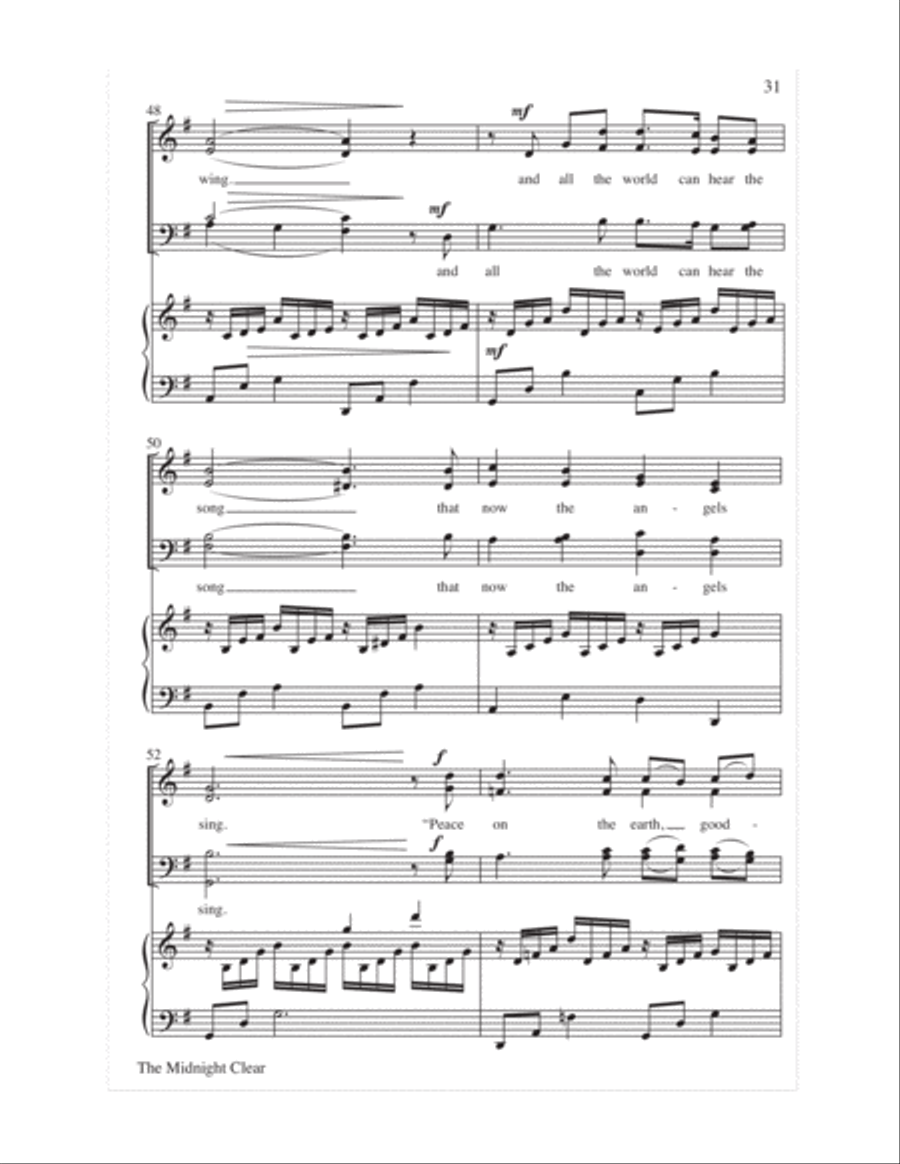Sing with the Angels!- Score 4-Part scores gallery preview page 34