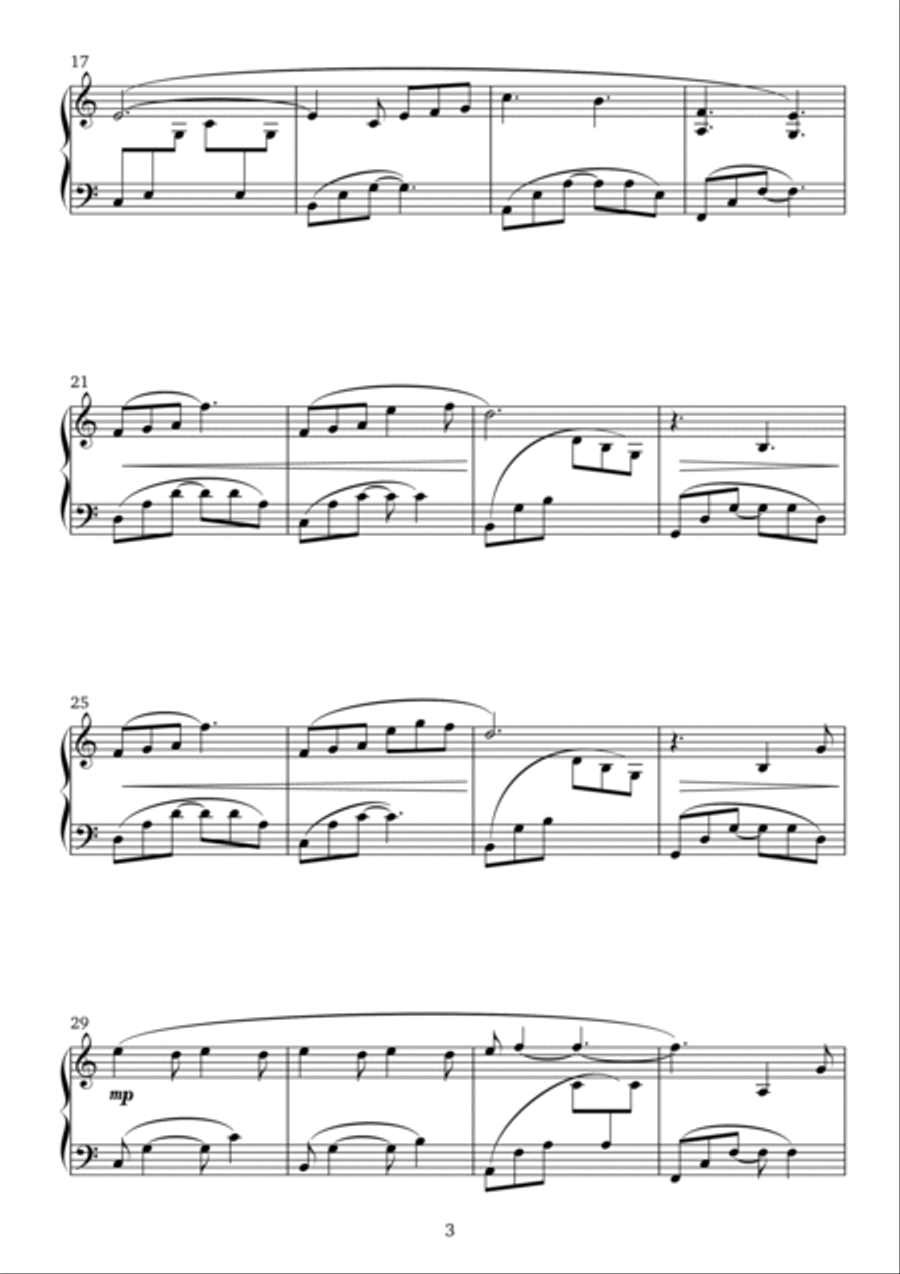 Bubbles Piano Solo scores gallery preview page 3