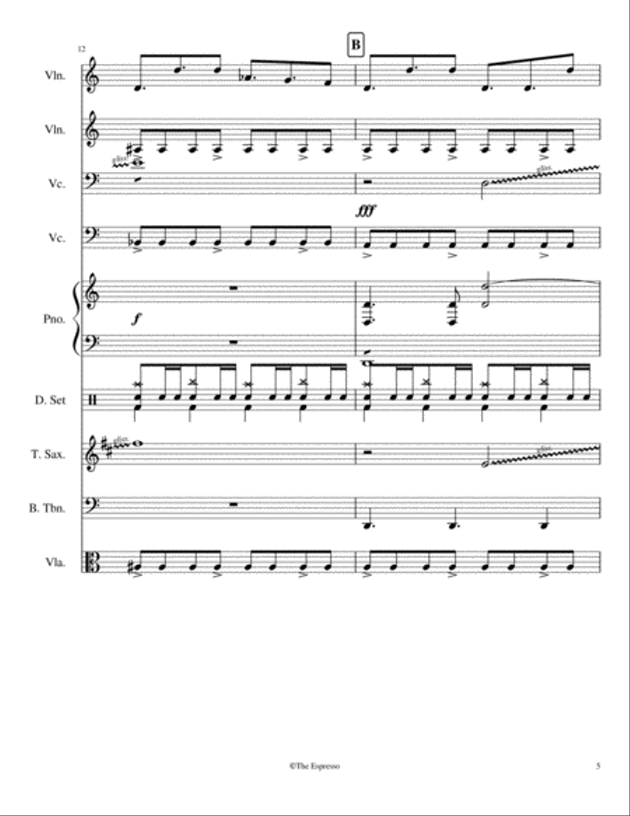 SHRED Large Ensemble scores gallery preview page 5