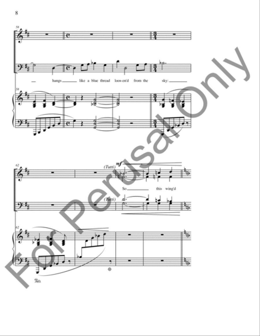 Silent Noon 4-Part scores gallery preview page 9