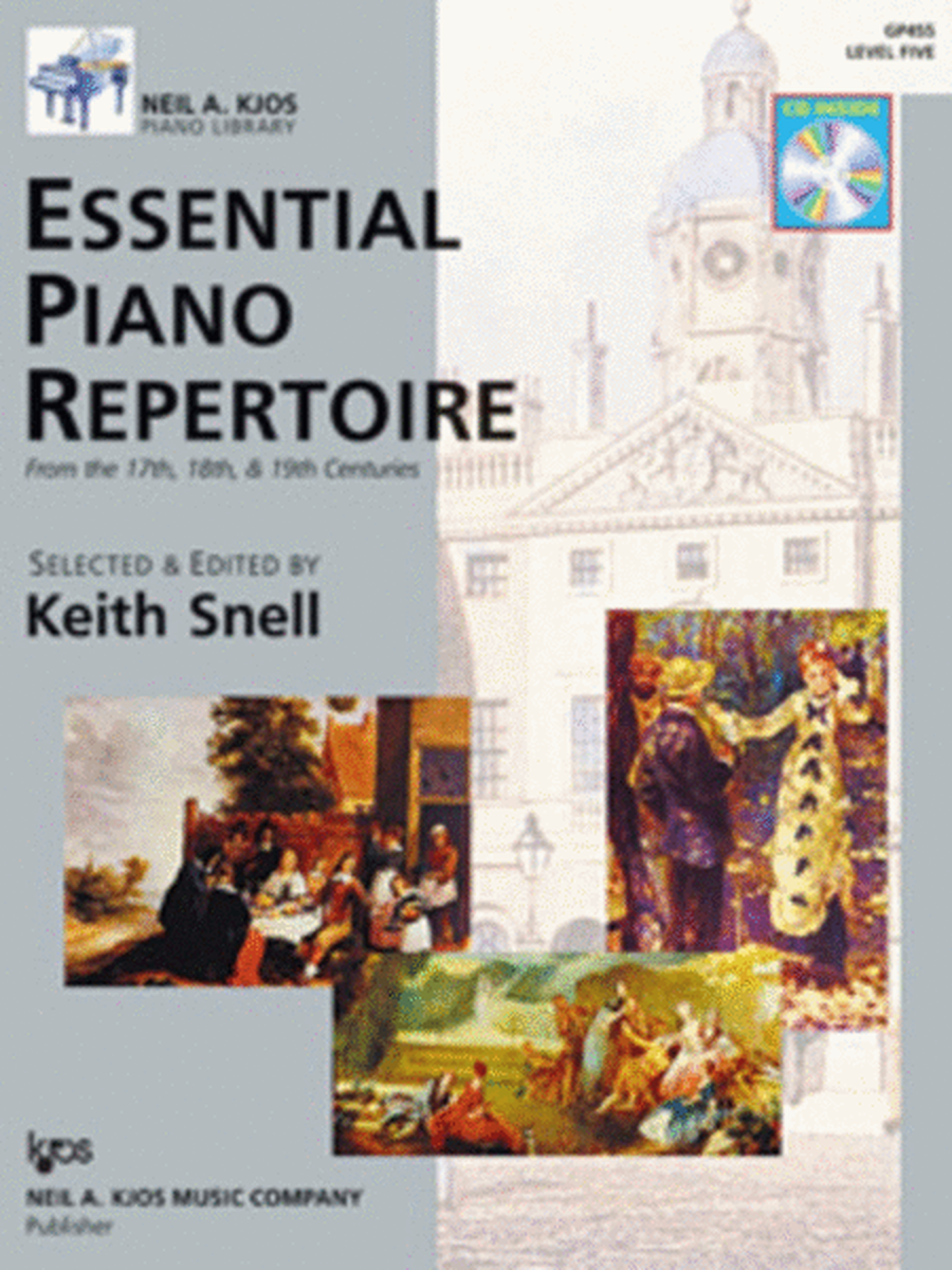 Essential Piano Rep Lev 5 Book/CD 17/18/19Th Centu
