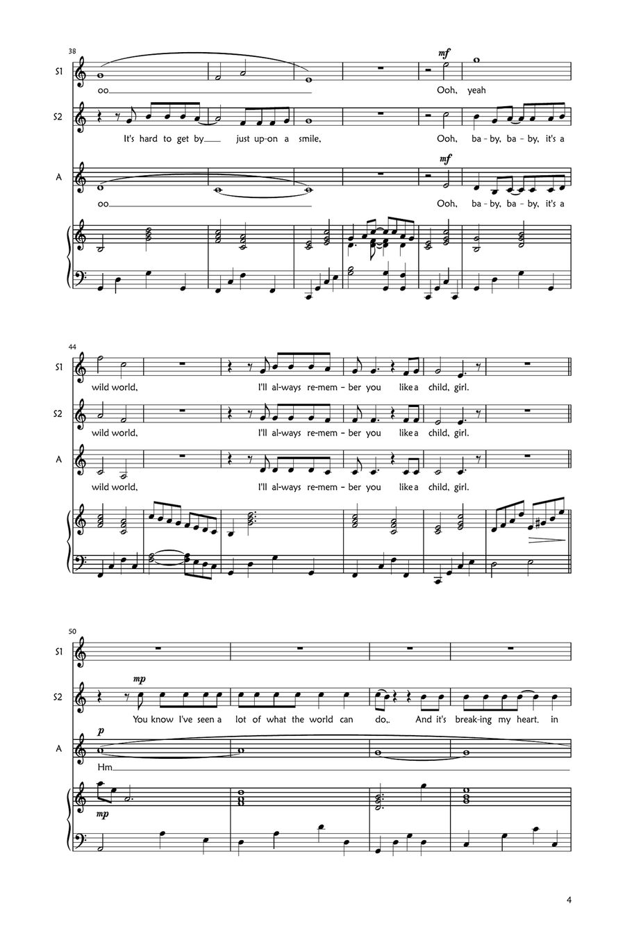 Wild World Wild World SSA scores gallery preview page 4