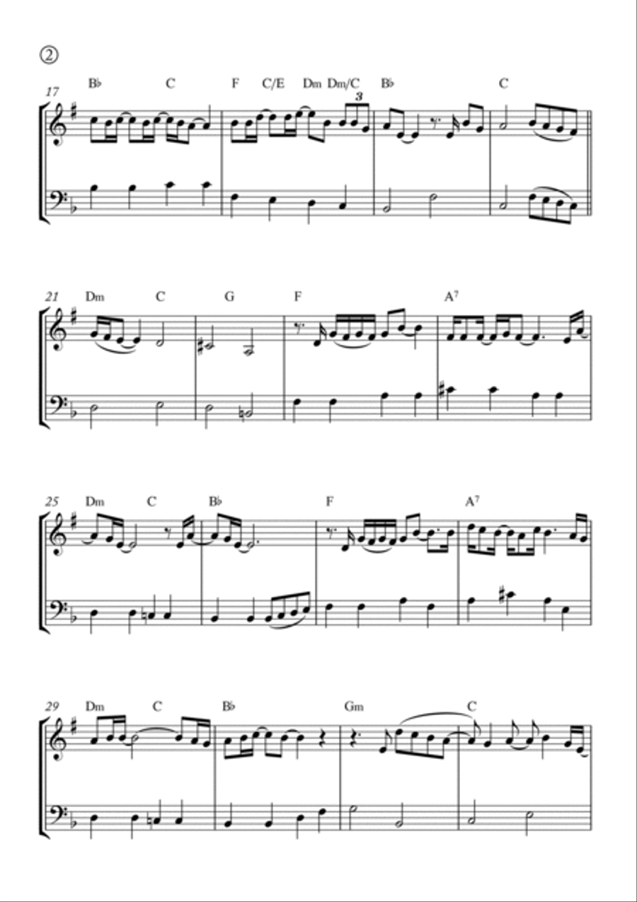 Talking To The Moon Brass Duet scores gallery preview page 2