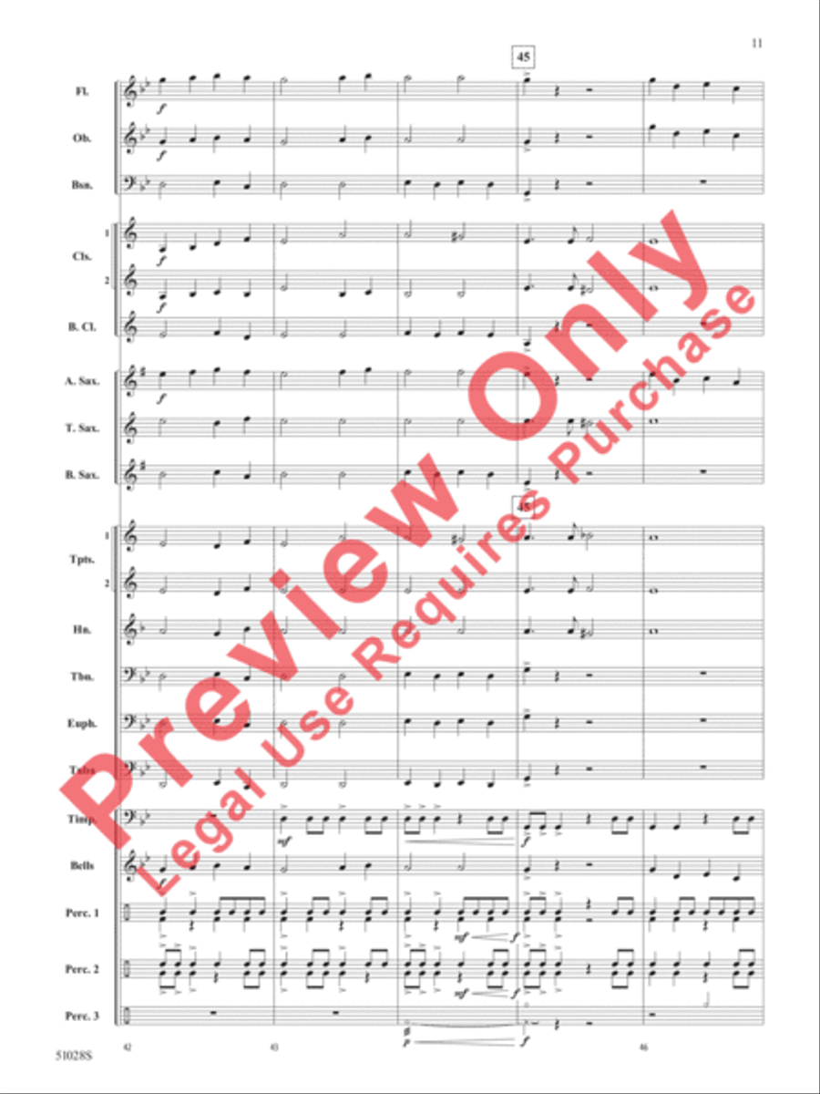 Ultimate Battle Ultimate Battle Concert Band scores gallery preview page 12
