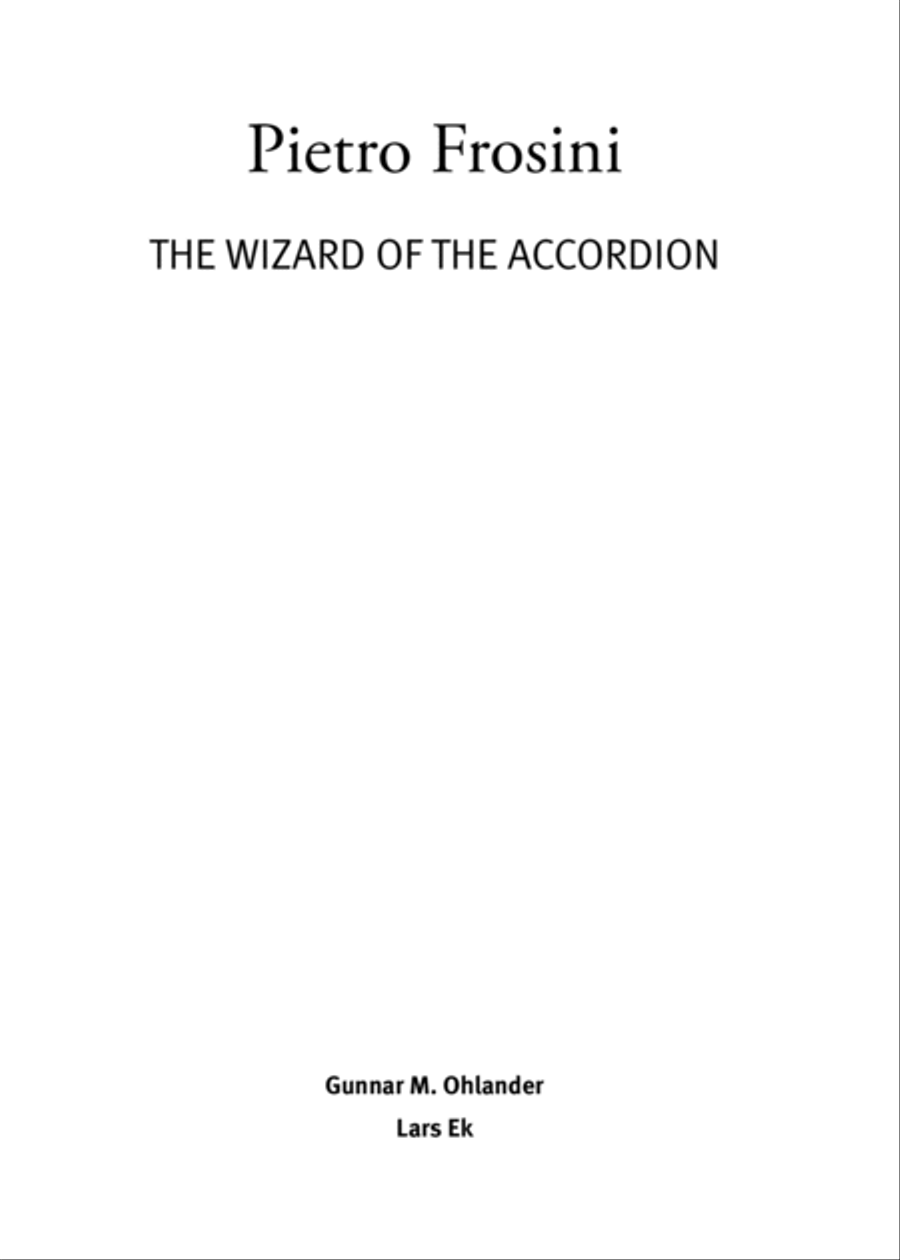 PIETRO FROSINI_THE WIZARD off the ACCORDION e-bok Engelska Accordion scores gallery preview page 3