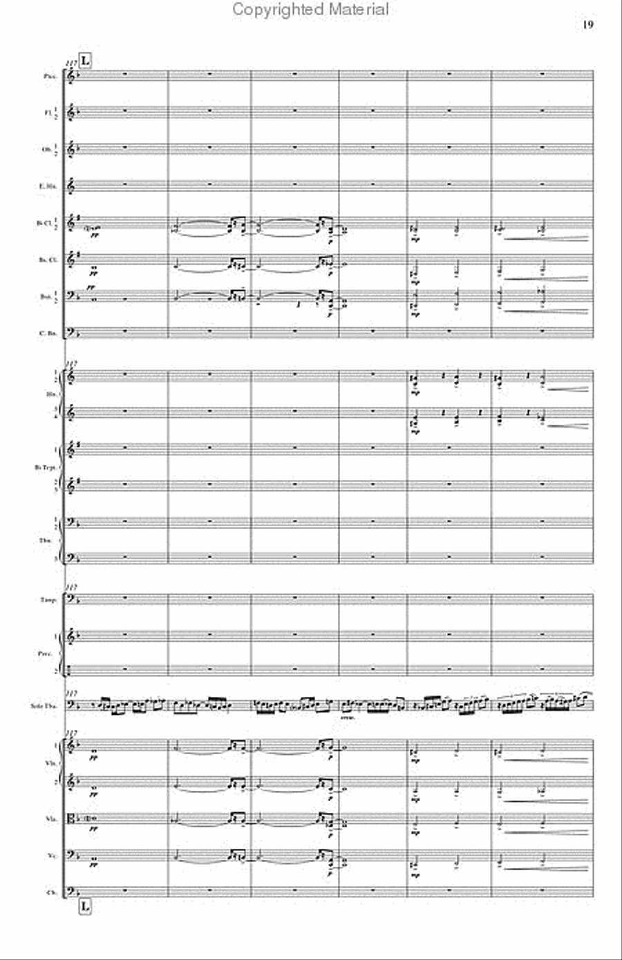 Concerto for Tuba and Orchestra Orchestra scores gallery preview page 7