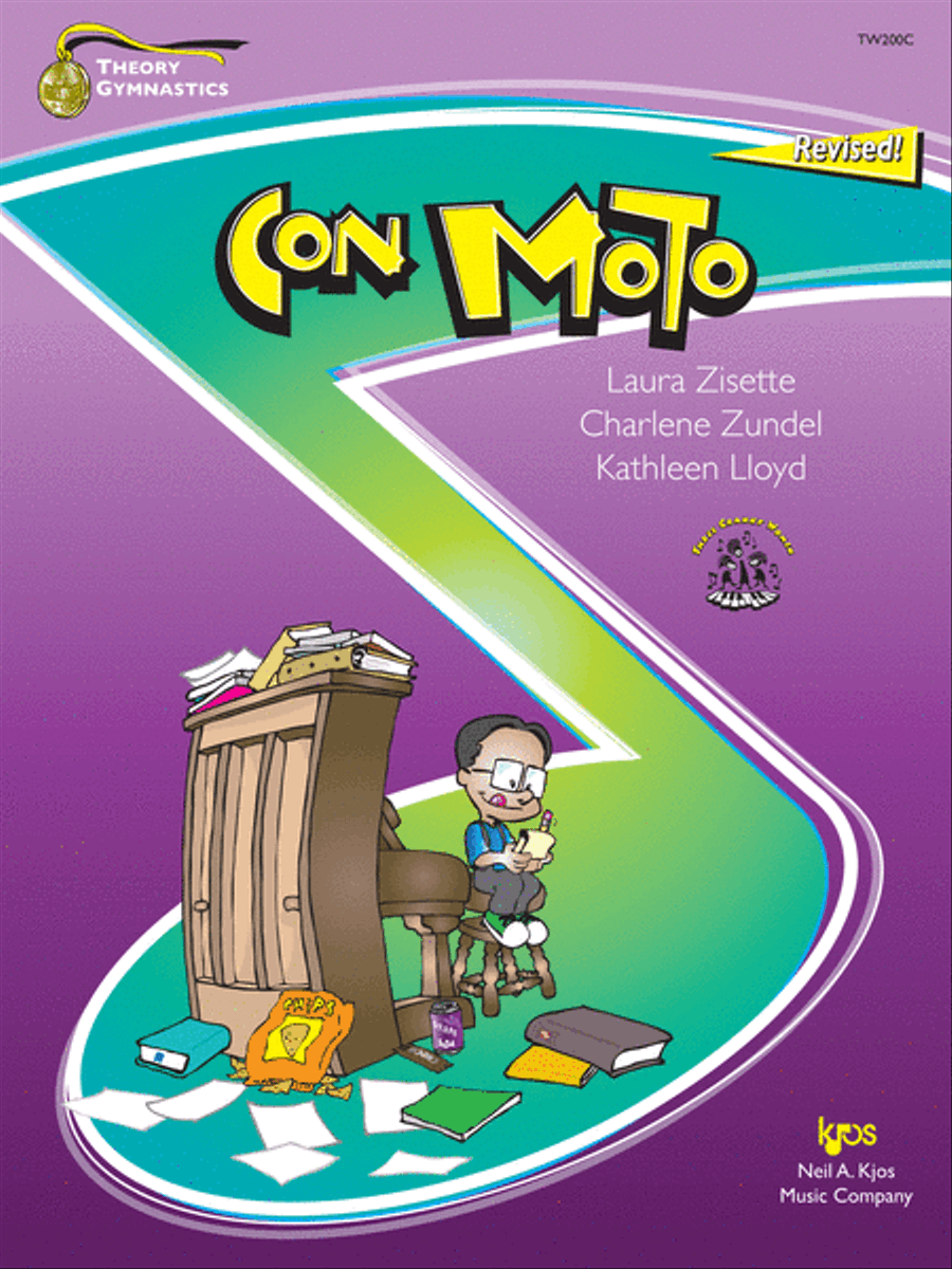 Theory Gymnastics: Con Moto (Level C) Piano Method scores gallery preview page 1