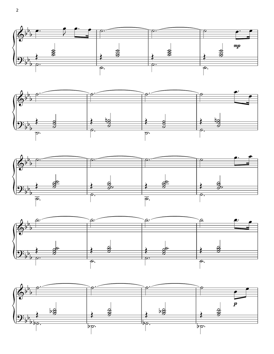 Close To Thee Close To Thee Piano Solo scores gallery preview page 2