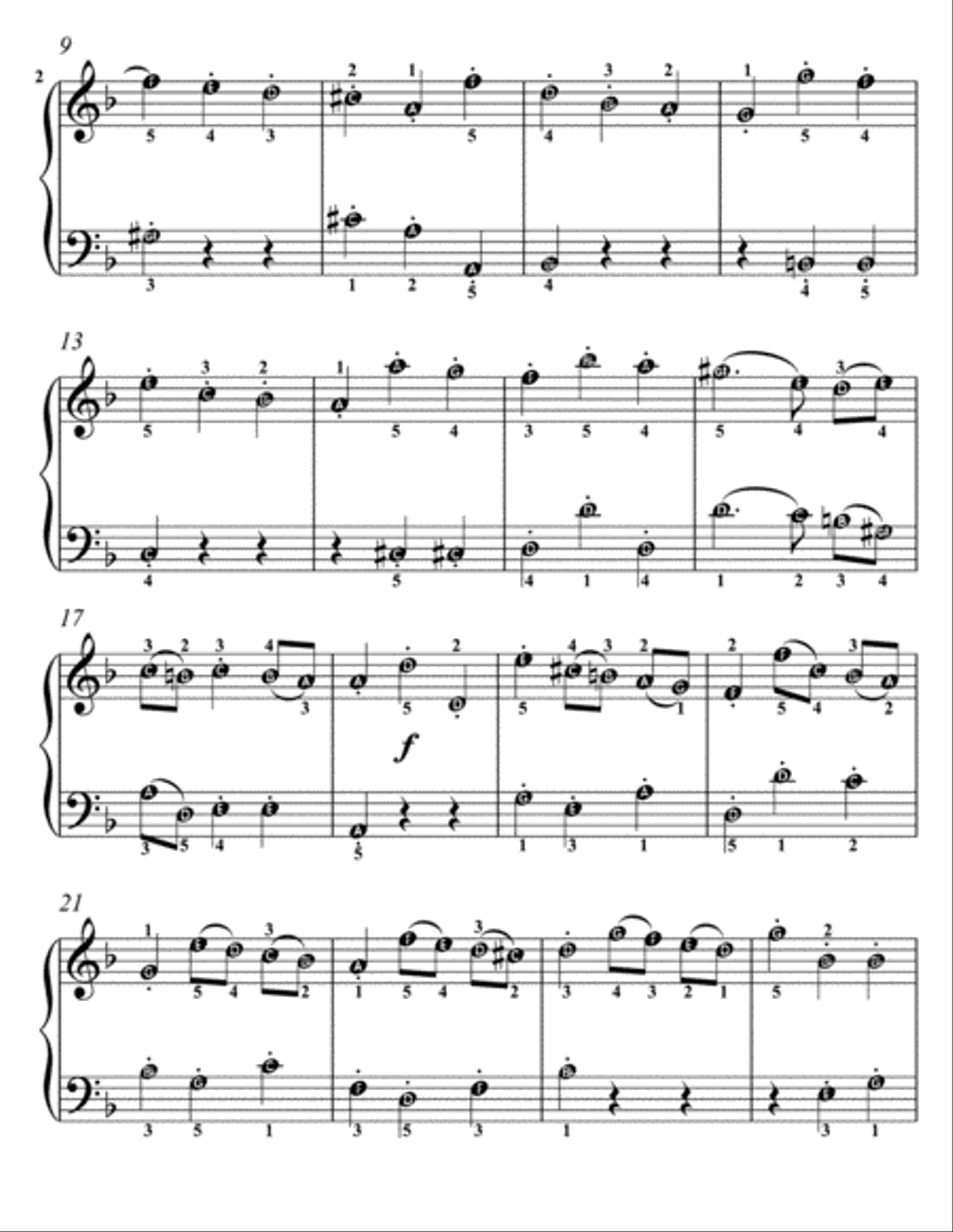 Petite Classics for Easiest Piano Booklet Y3 Easy Piano scores gallery preview page 4