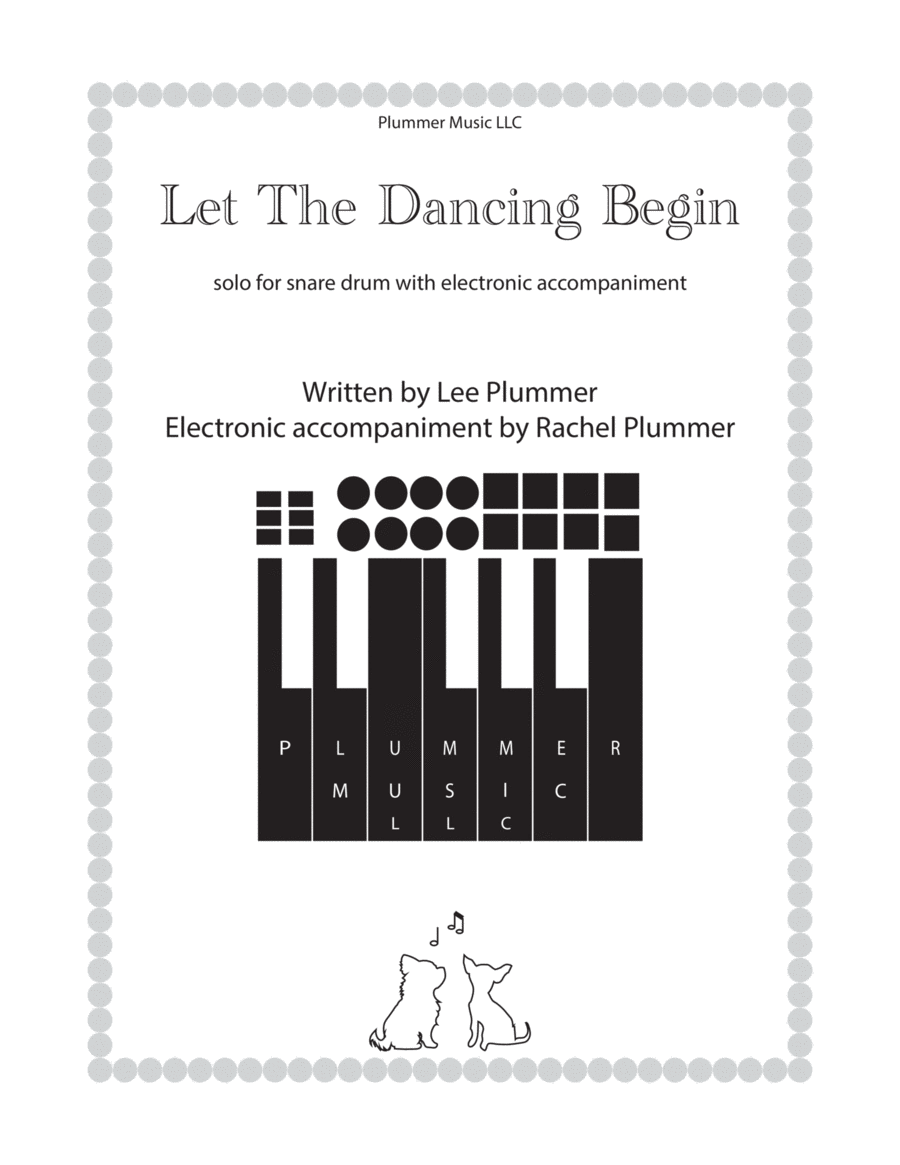 Let The Dancing Begin Let The Dancing Begin Drum Set scores gallery preview page 1