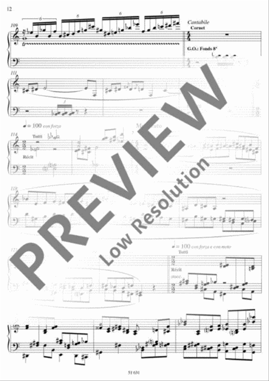 Fantaisie Organ scores gallery preview page 13