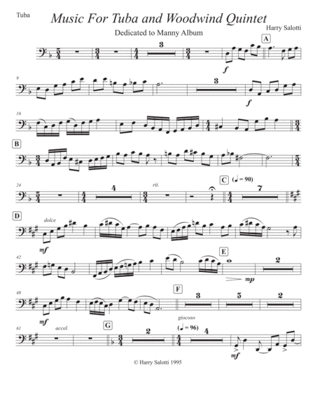 Music for Tuba and Woodwind Quintet image number null