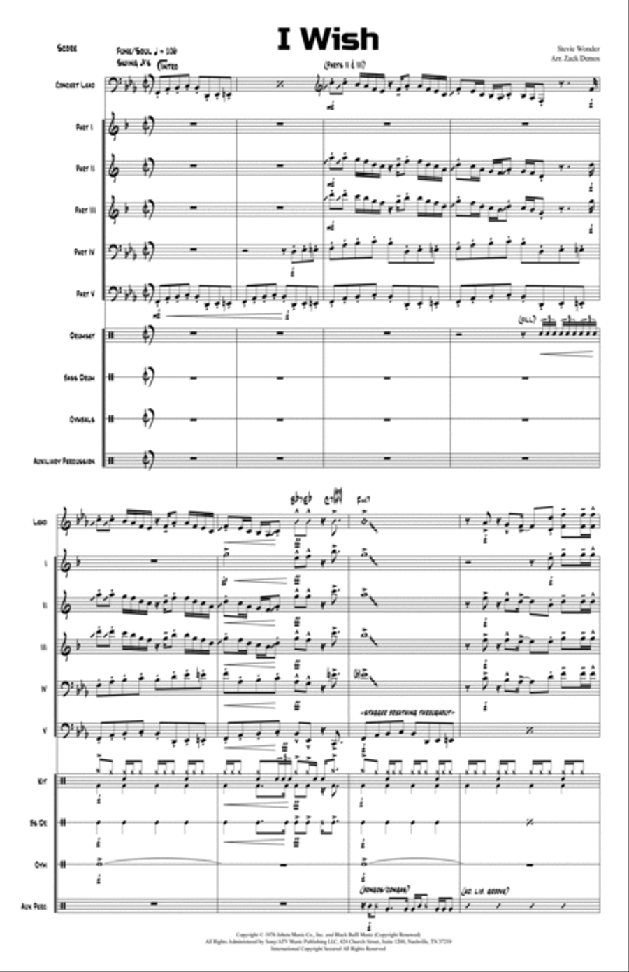 I Wish Jazz Ensemble scores gallery preview page 2