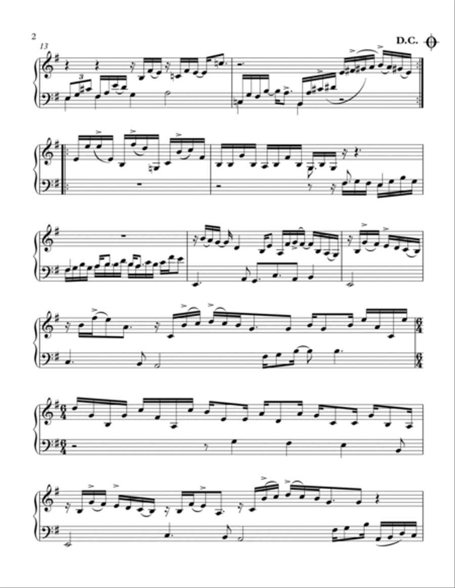 Winter Sunrise Piano Solo scores gallery preview page 2