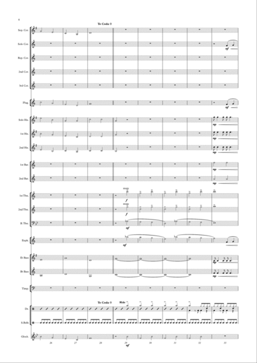 Wonderful Christmastime Wonderful Christmastime Brass Band scores gallery preview page 4