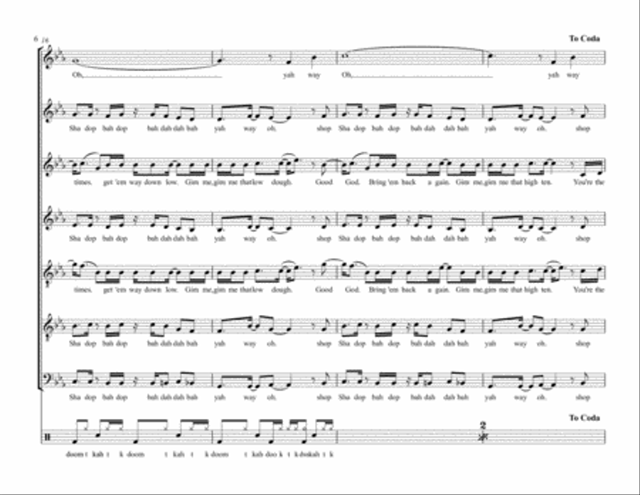 The Dynamo Of Volition 4-Part scores gallery preview page 6