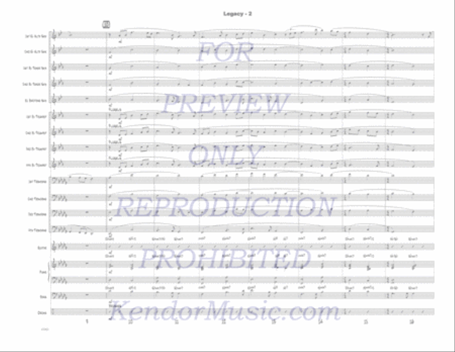 Legacy Legacy Jazz Ensemble scores gallery preview page 3
