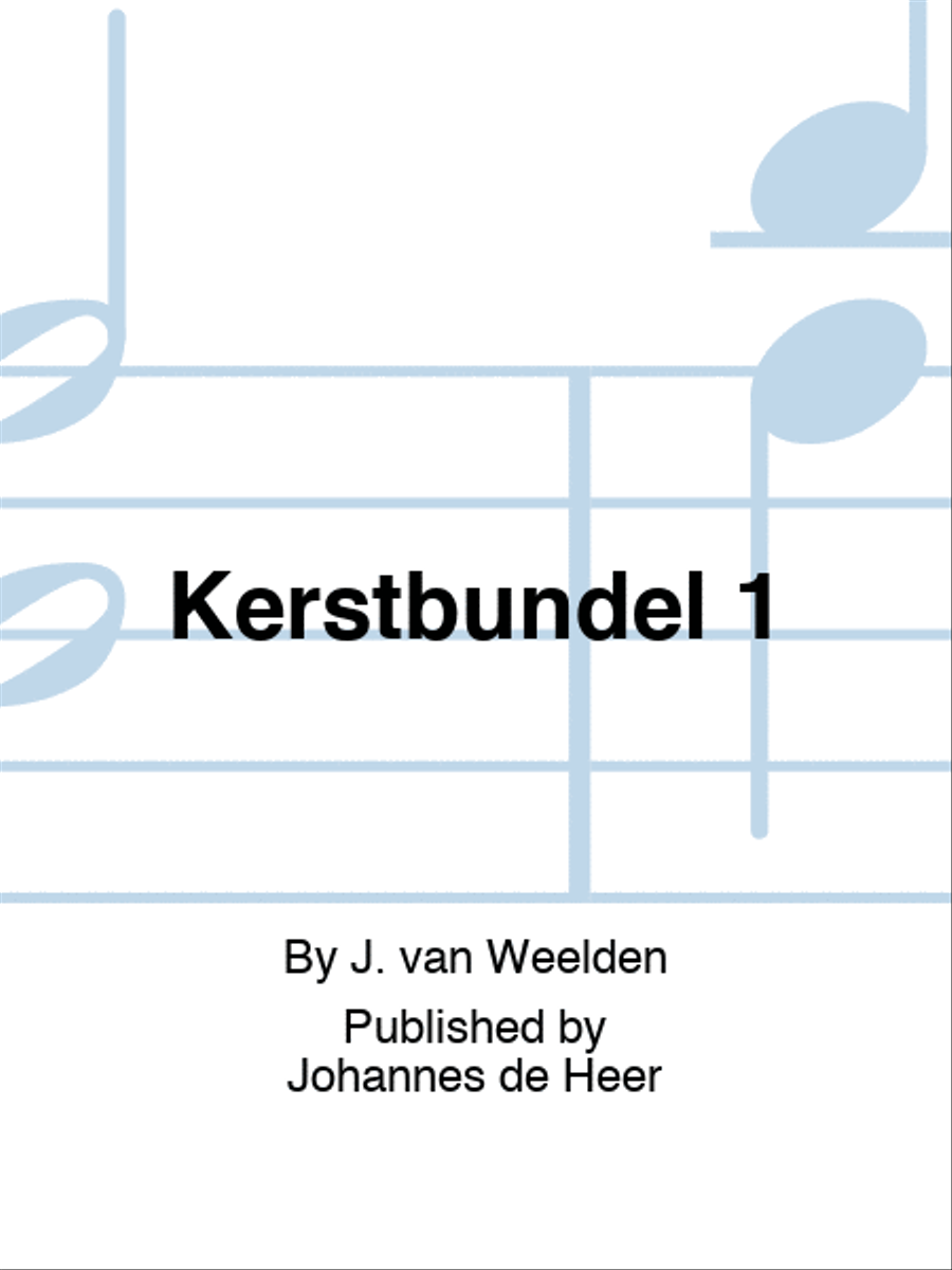 Kerstbundel 1 Organ scores gallery preview page 1