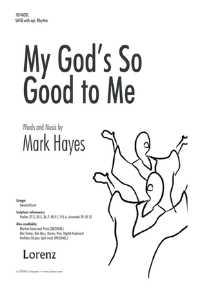 Book cover for My God's So Good to Me