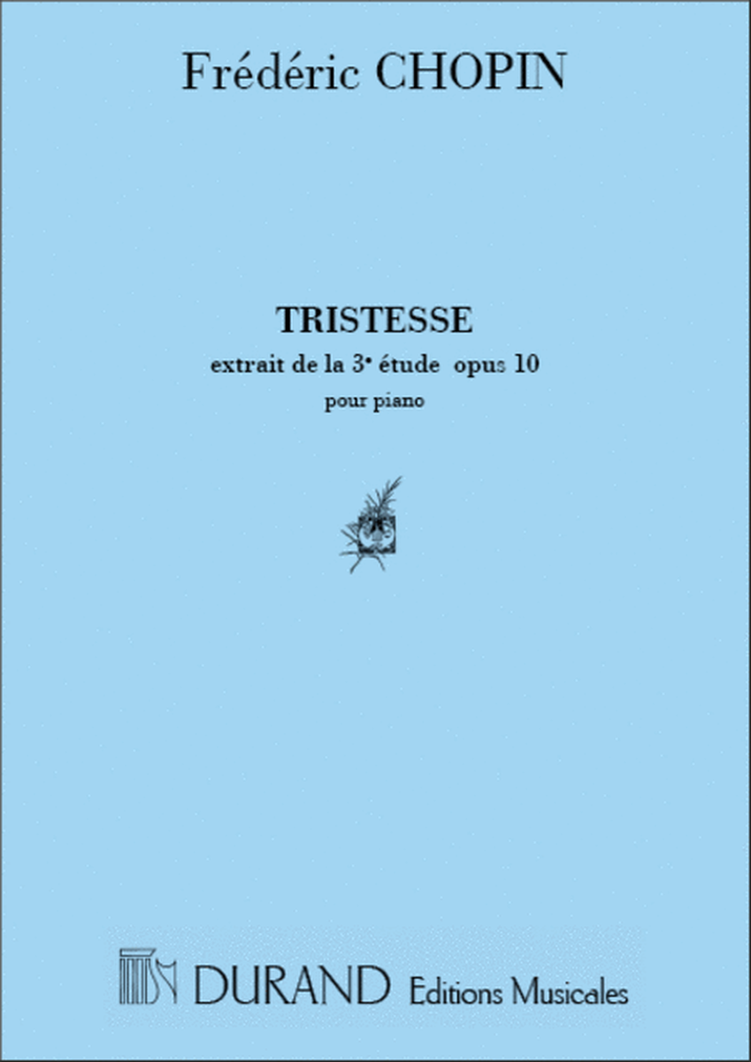 Tristesse Op. 3 No. 10