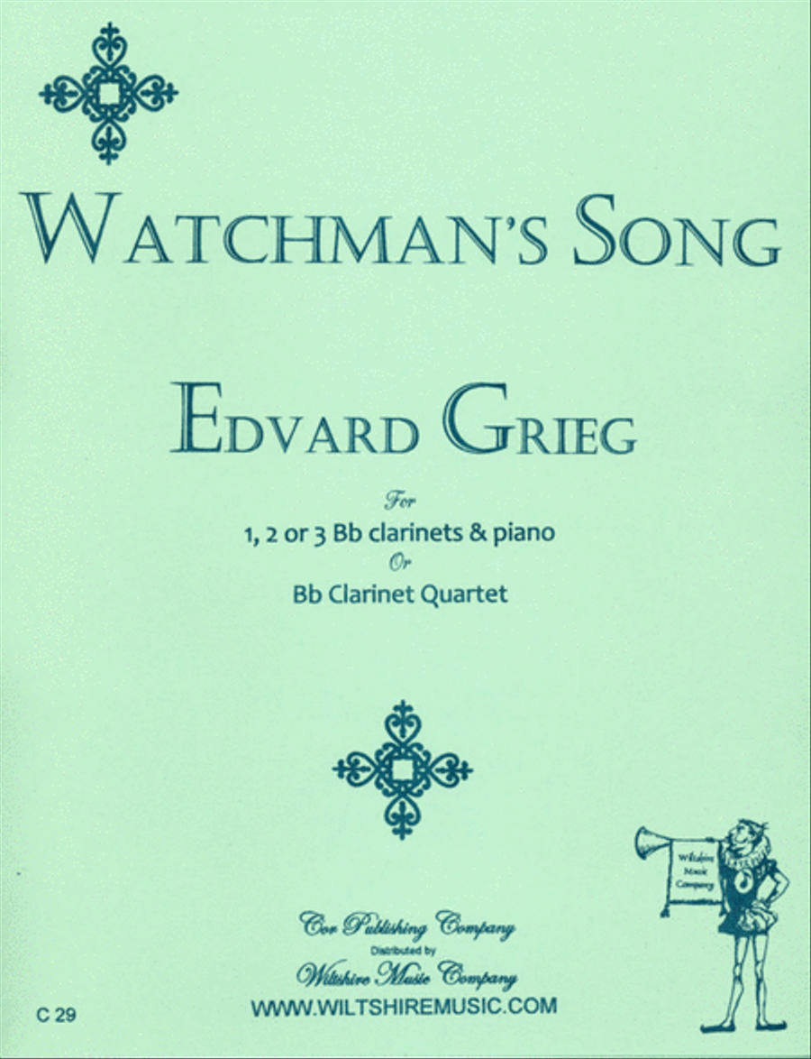 Watchman's Song Clarinet scores gallery preview page 1